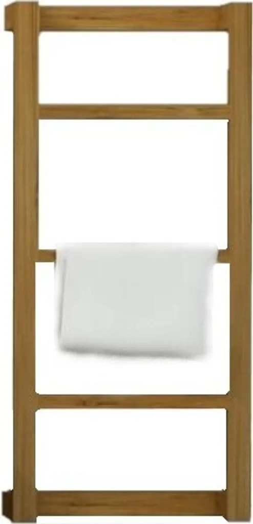 Porte-serviettes Teako Design Aelia en teck robuste de 10,5 x 50 x 100 cm