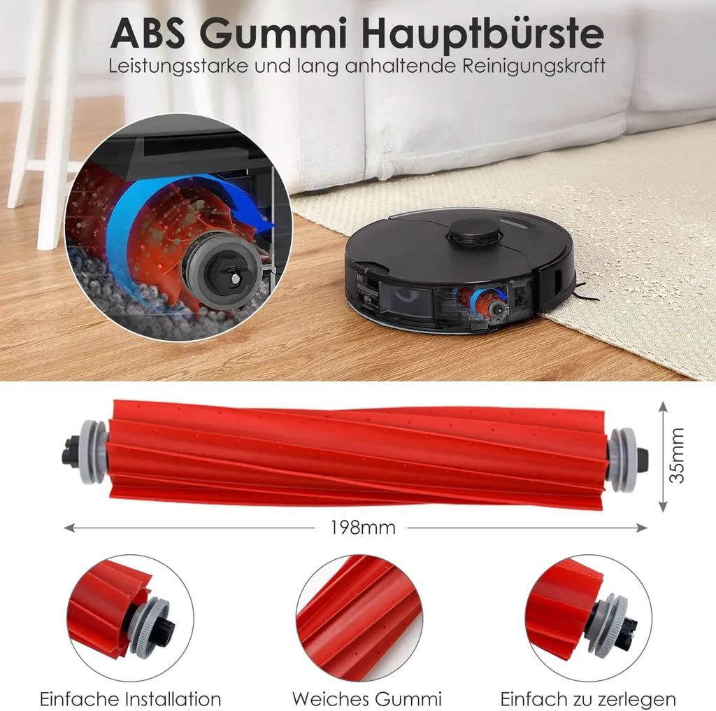 Accessori Roborock S7 Maxv Ultra Roborock S8 Pro Ultra Rrochio Panno Per Roborock S8, 4 Accessori Ricambi Per Aspirapolvere Roborock S8+, S7 MaxV Ultra, S7 Pro Ultra, S7, S7 MaxV, S7 Max