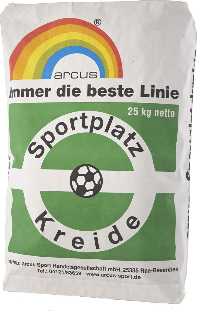A bag of sport field chalk.