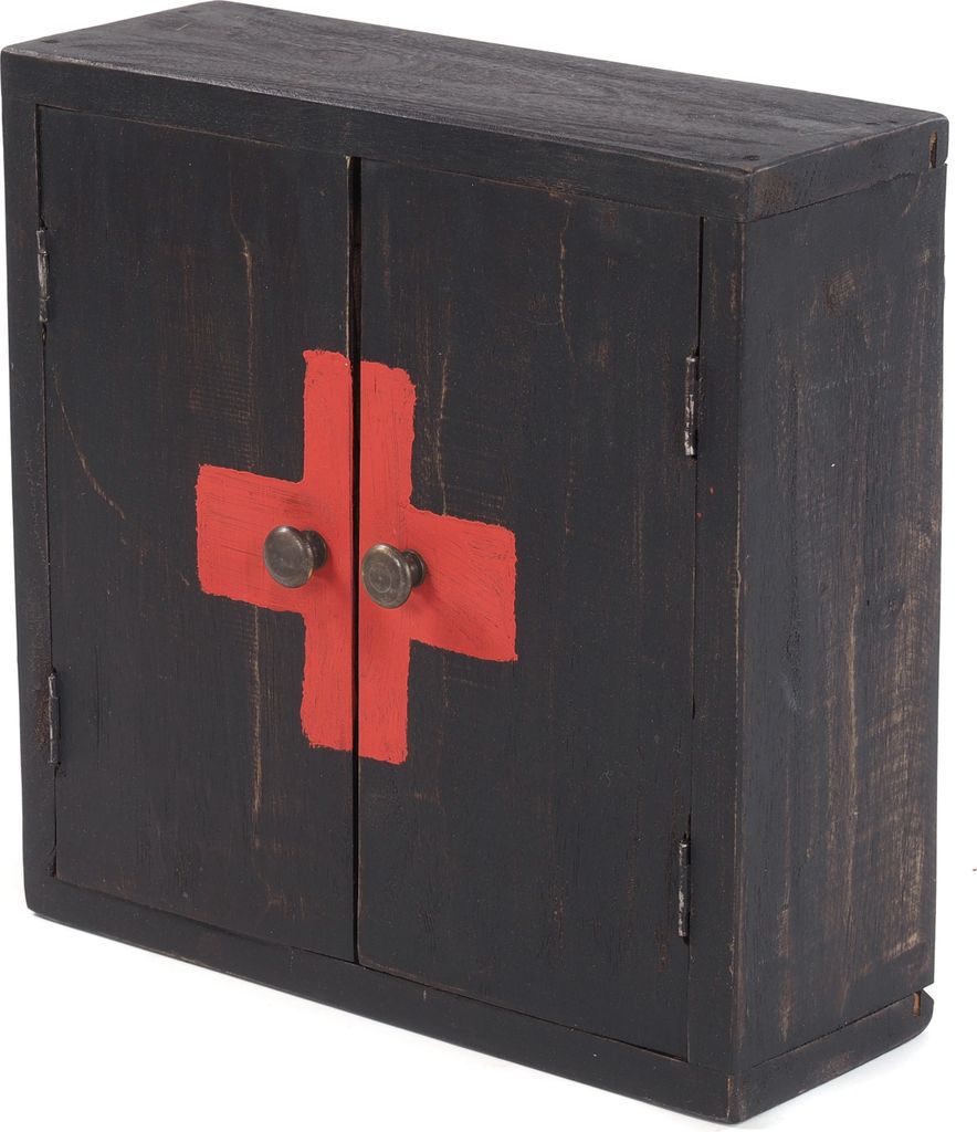 MEDICÍNSKÁ SKŘÍŇKA MEDIC | 35x35x13cm, masivní dřevo | Obrázek produktu 