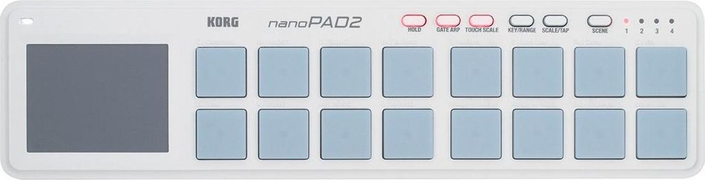 Korg nanoPAD 2 White - MIDI USB-Controller, weiß