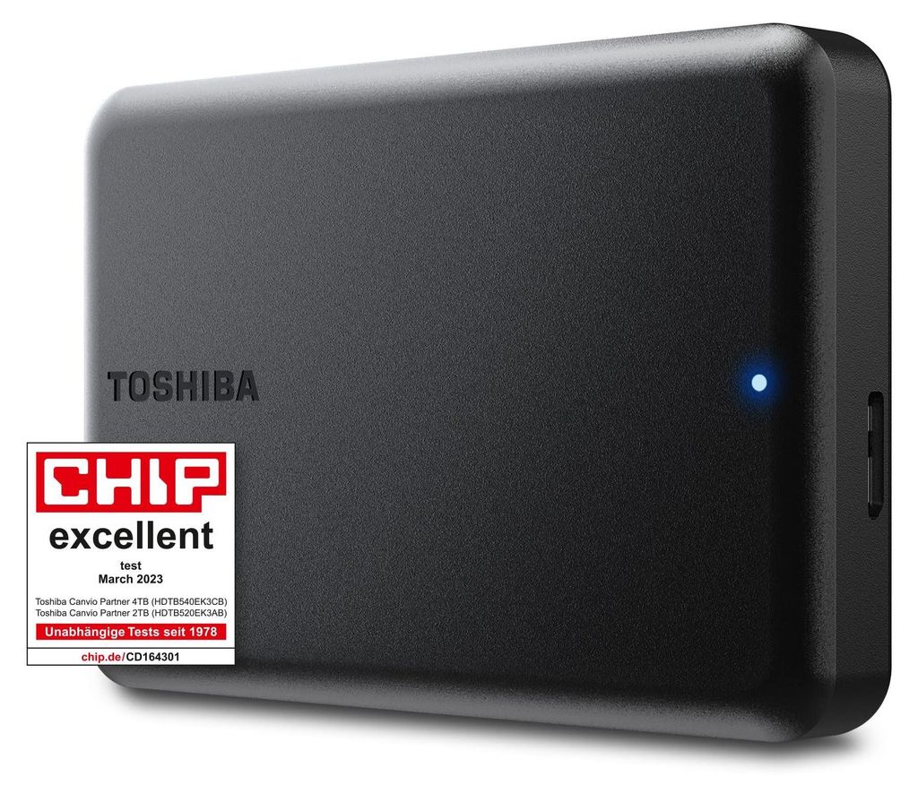 Disco rigido esterno Toshiba Canvio Partner da 2,5" 4TB USB Immagine del prodotto 