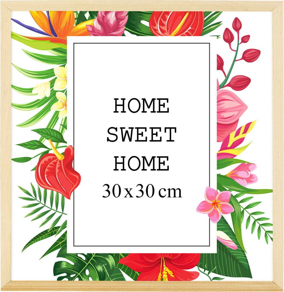 MG Design obrazový rám 30 x 30 cm - prírodná farba, z Obrázok produktu 