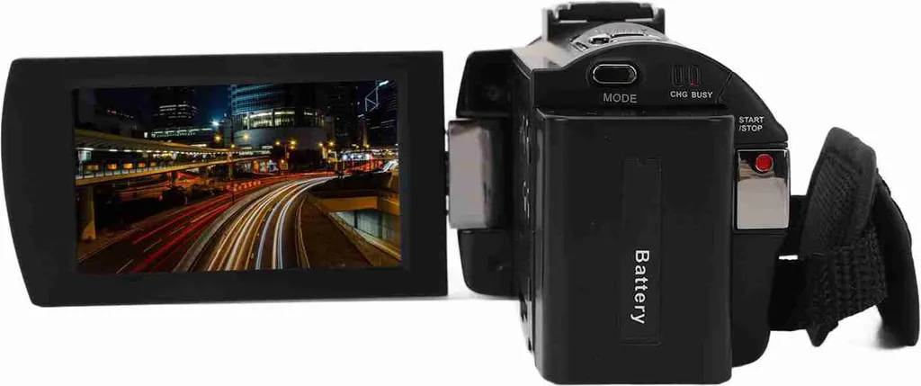 Caméscope 5K 56MP Anti-Secousse pour Vidéos Fluides avec Vision Nocturne