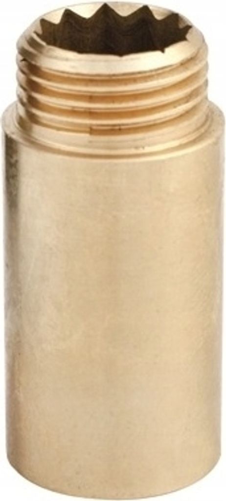 Verlängerungsstecker Aus Messing 1" L 25 Mm Form Rohrverbindungsstück Verbindungsklemmring Kupfer