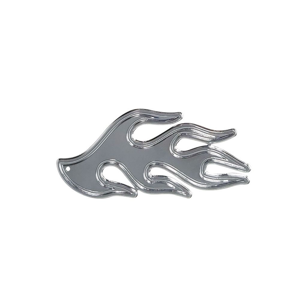 Edelstahl Flamme Klebstoff Silhouette