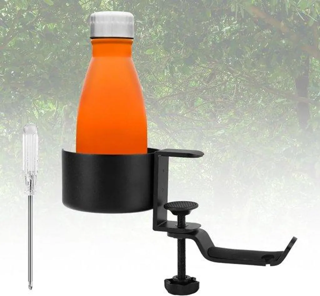 Porte-tasse de chasse noir et support sur pied robuste CH-2026