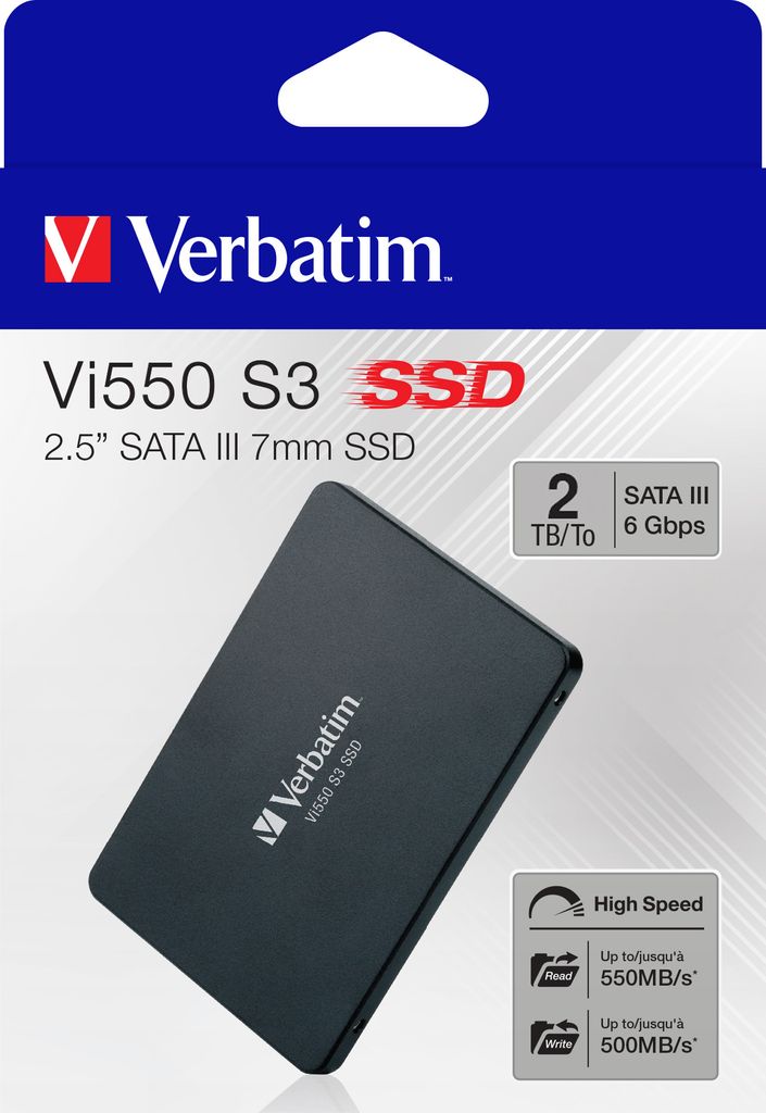 Verbatim Vi550 S3 2,5 SSD 2TB SATA III Produktbild