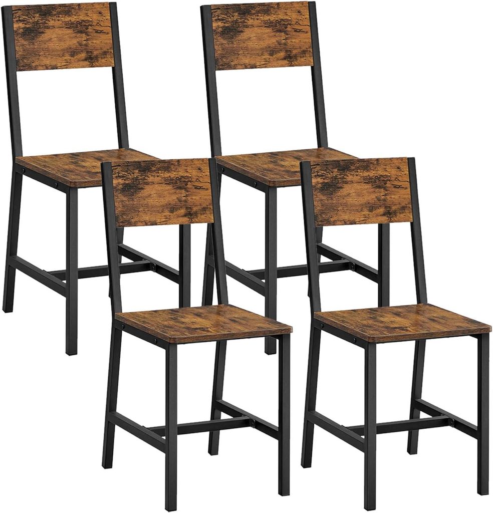 VASAGLE  4er Set Esszimmerstühle, Küchenstühle, Produktbild 