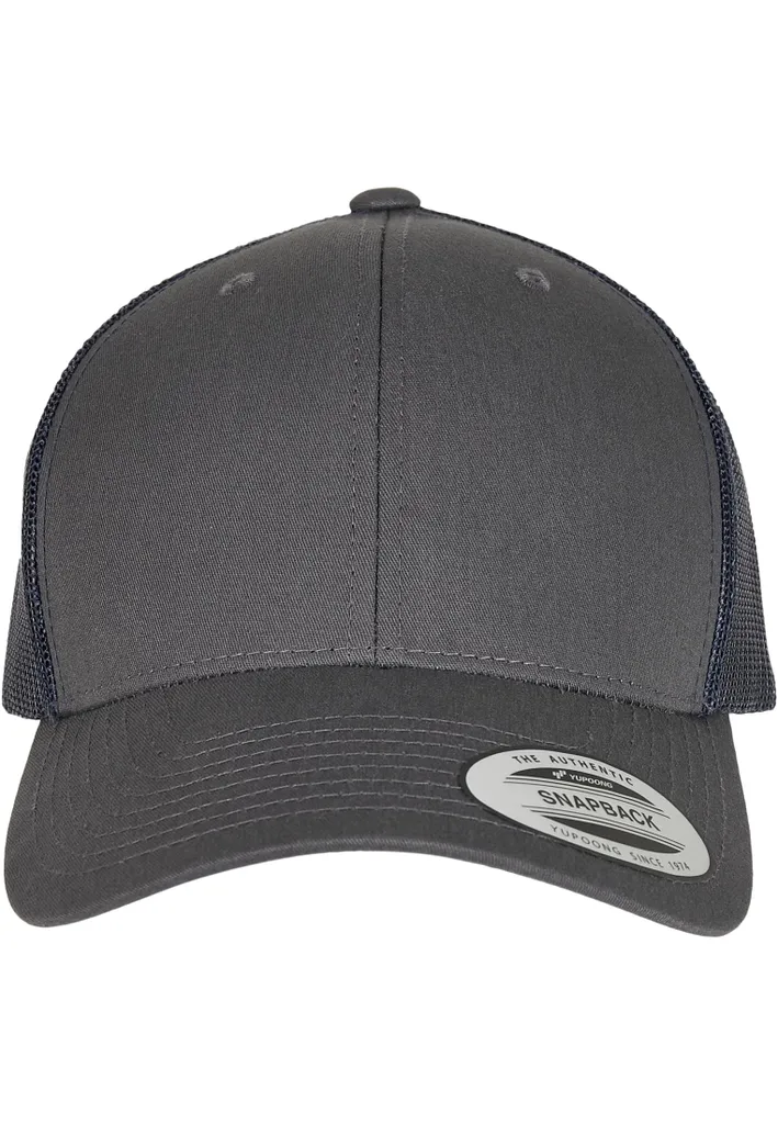 Cappellino Flexfit Trucker Snapback Antracite Navy - Resistente e Cool - 4