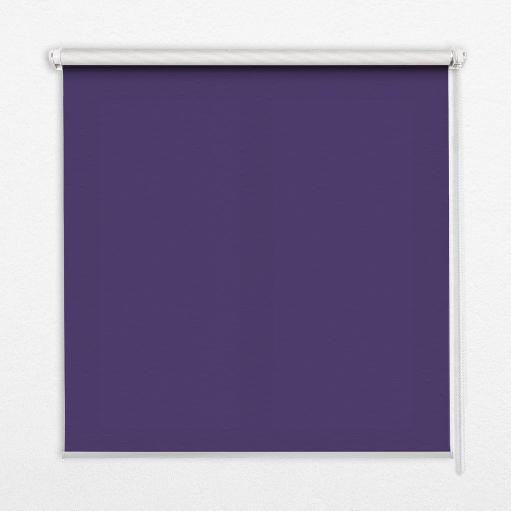 Seitenzug-Rollo Fensterrollo Jalousie - Lichtdurchlässig Springrollos - 90x140 cm - Lila