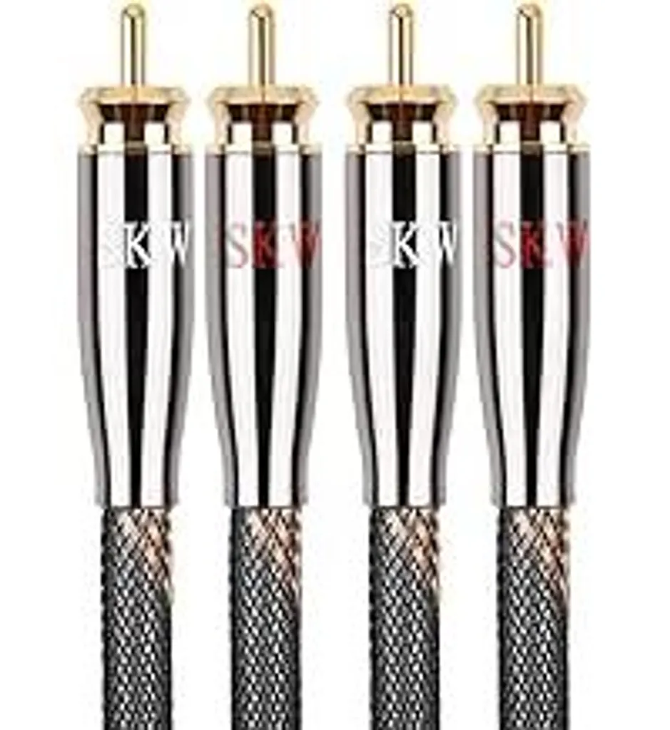 SKW RCA Audiophile Cable - Il Ponte Invisibile per la Tua Musica 0.5m