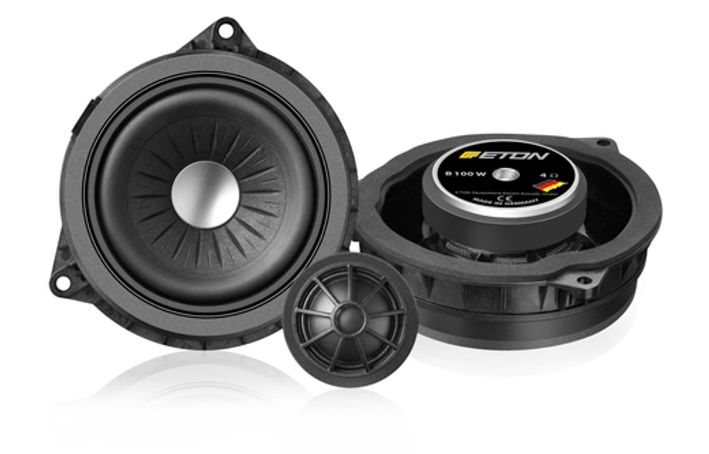 Eton UG B 100 W2 BMW X5 X6 10cm Lautsprecher System Plug and Play