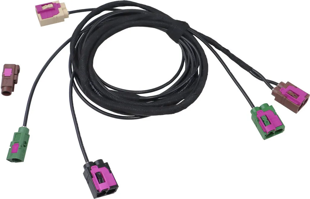 Câblage Antenne TV Audi A8 4H Kit de Connexion Vidéo Kufatec Origine