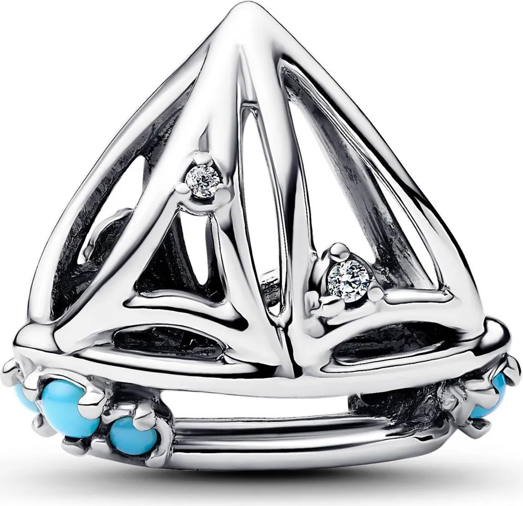 Charm PANDORA Moments Voilier en Argent 925 et Zirconium 791902