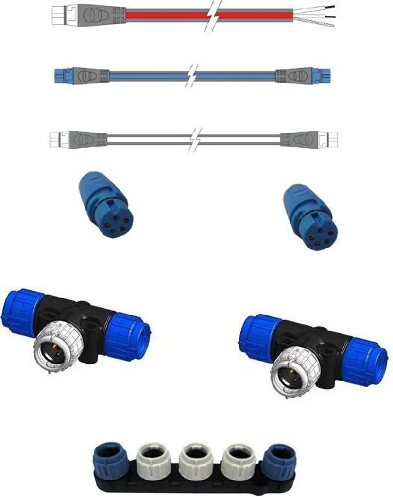 Kit de câbles Raymarine Evolution Multicolore avec technologie Seatalk