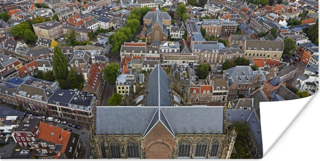MuchoWow Poster Utrecht - Luft - Nachmittag 150x75 cm - ohne Rahmen