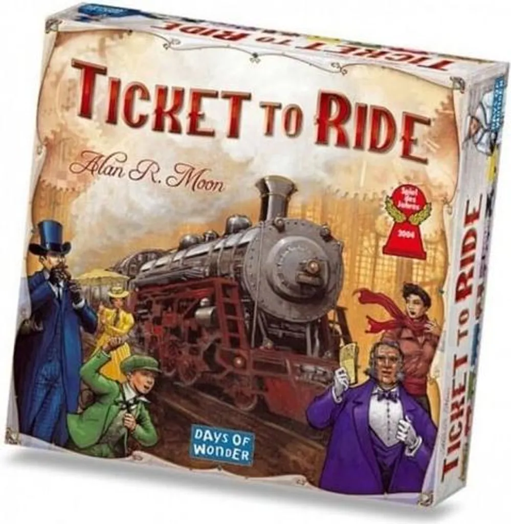 Les Aventuriers du Rail Asmodee Jeu Tactique avec Wagons et Carte Europe