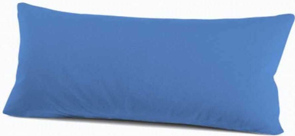 Schlafgut Interlock Kissenbezug Premium Mako-Jersey 100% Baumwolle Reißverschluss Doppelt gestrickt 40x80 cm Capri