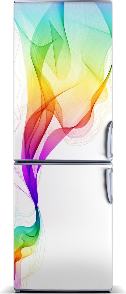 Tulup Kühlschrankdekoration - Magnetmatte - 70 cm x 190 cm - Magnet auf dem Kühlschrank - Farbe Abstraktion
