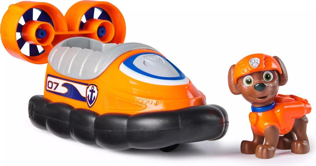 PAW Patrol, poduszkowiec z figurką psa Zumy (zrównoważony Zdjęcie produktu 