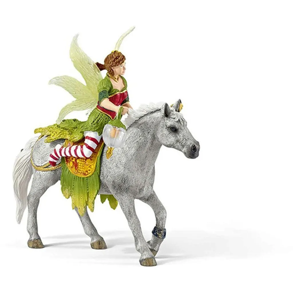 Figurine de collection Marween avec son cheval elfe Schleich 70517 - 4