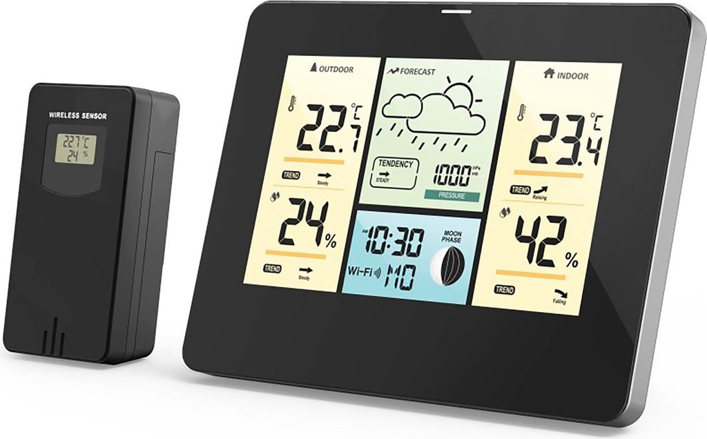 Elektronick meteostanica s aplikciou HAMA, extern senzor, Obrázok produktu 