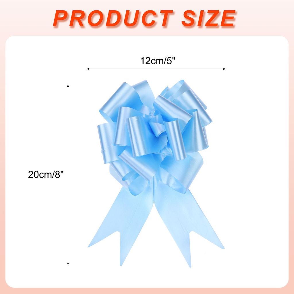 10 Stš¹ck Geschenk Schleife mit Geschenkb?nder Gro?e Ziehschleife 12cm Geschenkschleife Schleifenband Dekoration fš¹r Geschenkverpackung Hochze...
