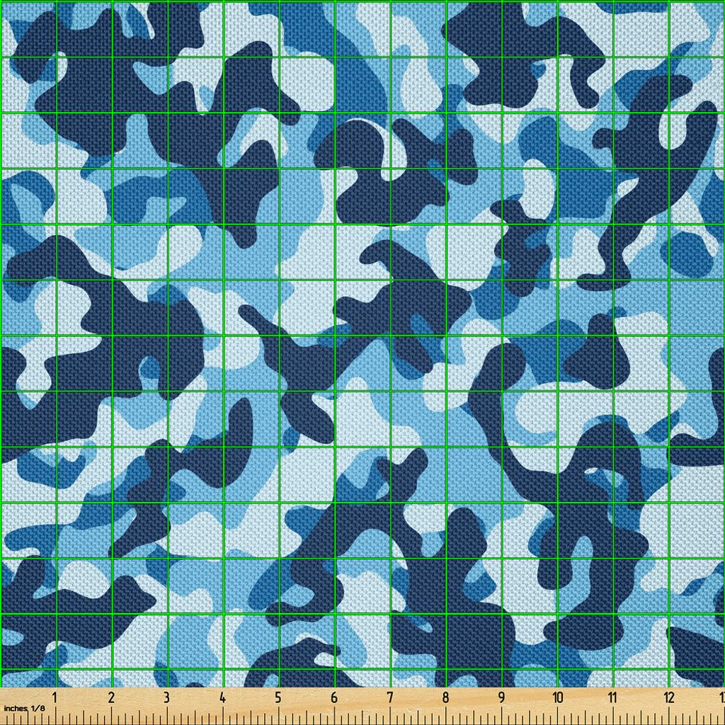 ABAKUHAUS Tarnen Satin Stoff als Meterware, Kostüm-Muster mit leuchtenden Farben-Palette Abstract Composition Concealment, 2 M (148 x 200 cm), Kok...