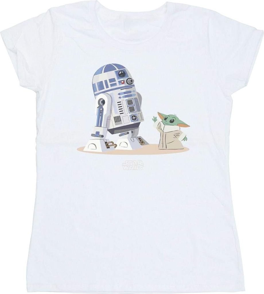 Star Wars - "The Mandalorian" T-Shirt für Damen BI43305 (XXL) (Weiß)