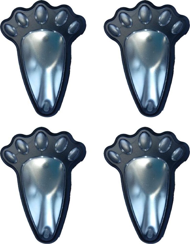 Solarleuchten in Pfotenform (4er-Set), Wegbeleuchtung für Tierpfade und Gärten, für Tierliebhaber,style2