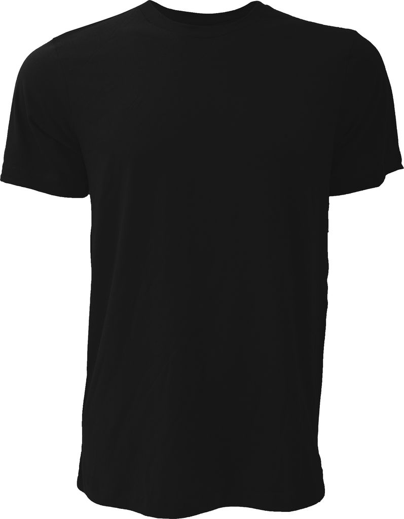 Canvas Uni Jersey T-Shirt, Kurzarm BC163 (Large) (Schwarz)