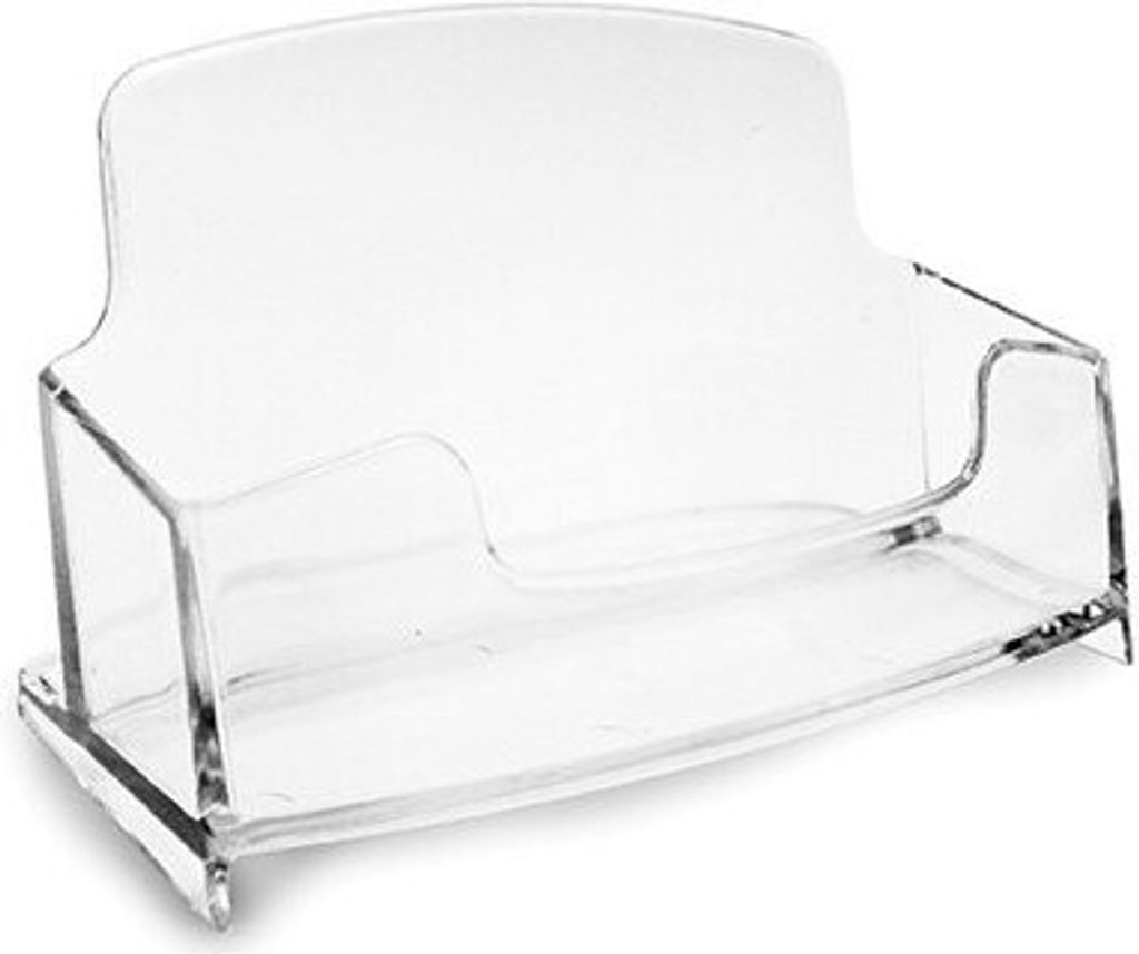 ARDA 70A71 Visitenkartenhalter Kunststoff Transparent