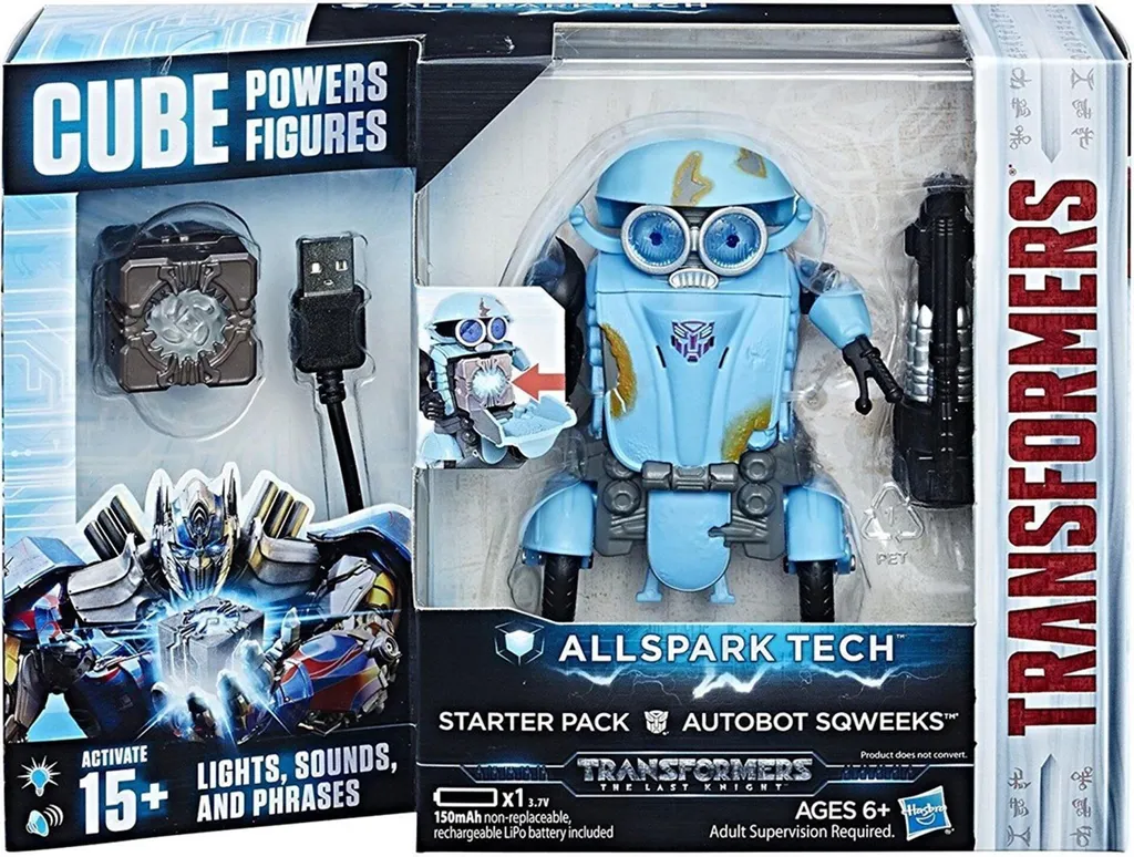 Robot Interactif Transformers Allspark Tech Sqweeks Lumineux - 3