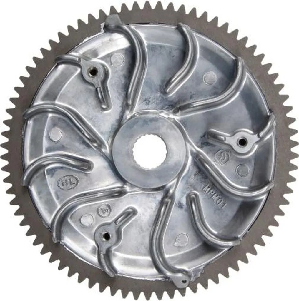Poulie ventilateur 78 dents haute performance Piaggio Zip et Runner