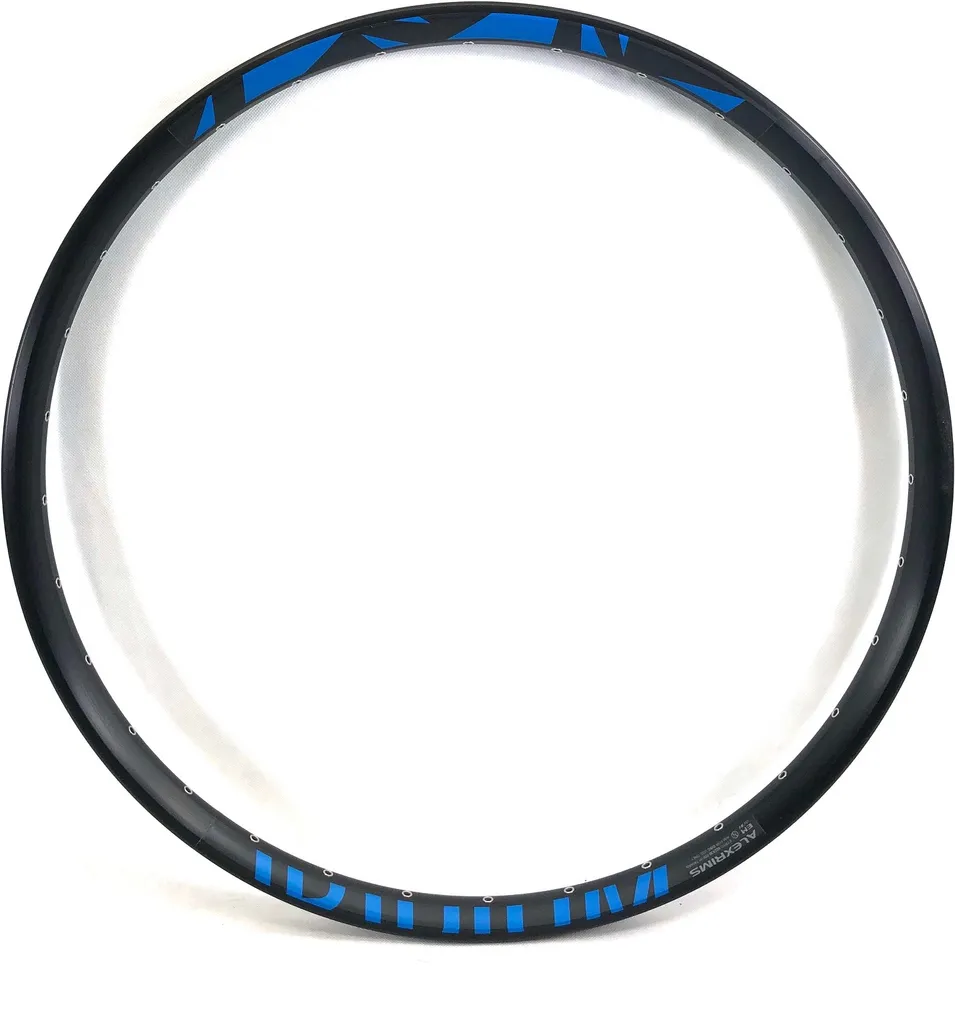 Jante VTT Alexrims EM30 29 pouces 32 trous noir et bleu pour enduro