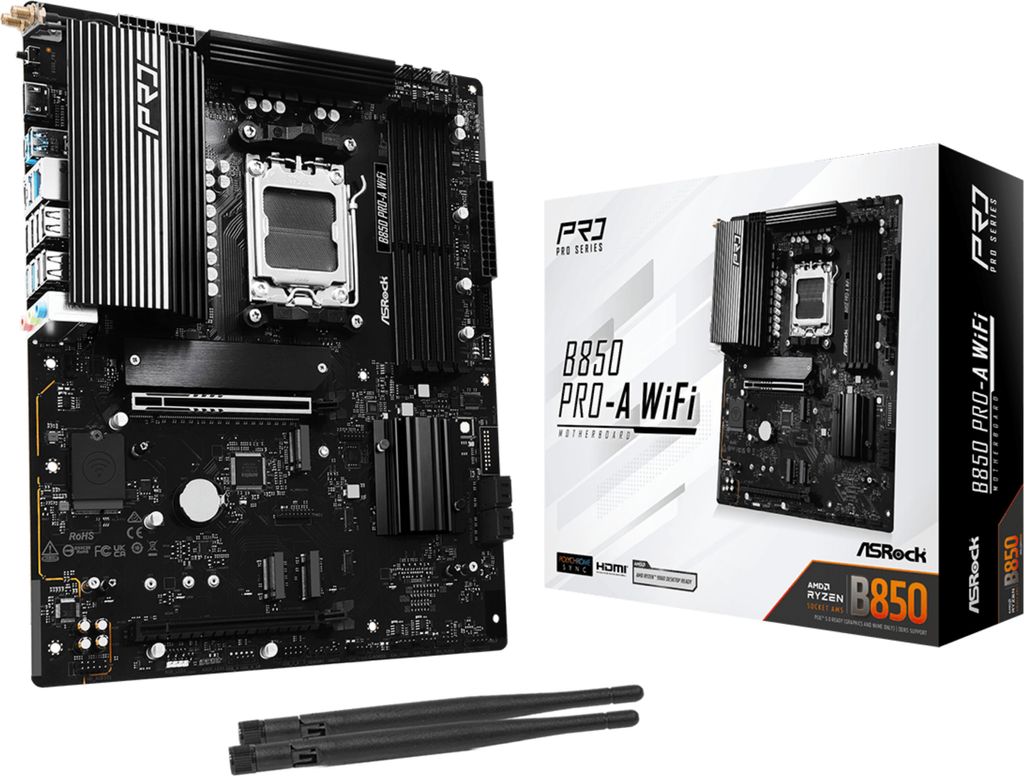 ASRock B850 Pro-A WiFi, Mainboard Produktbild 