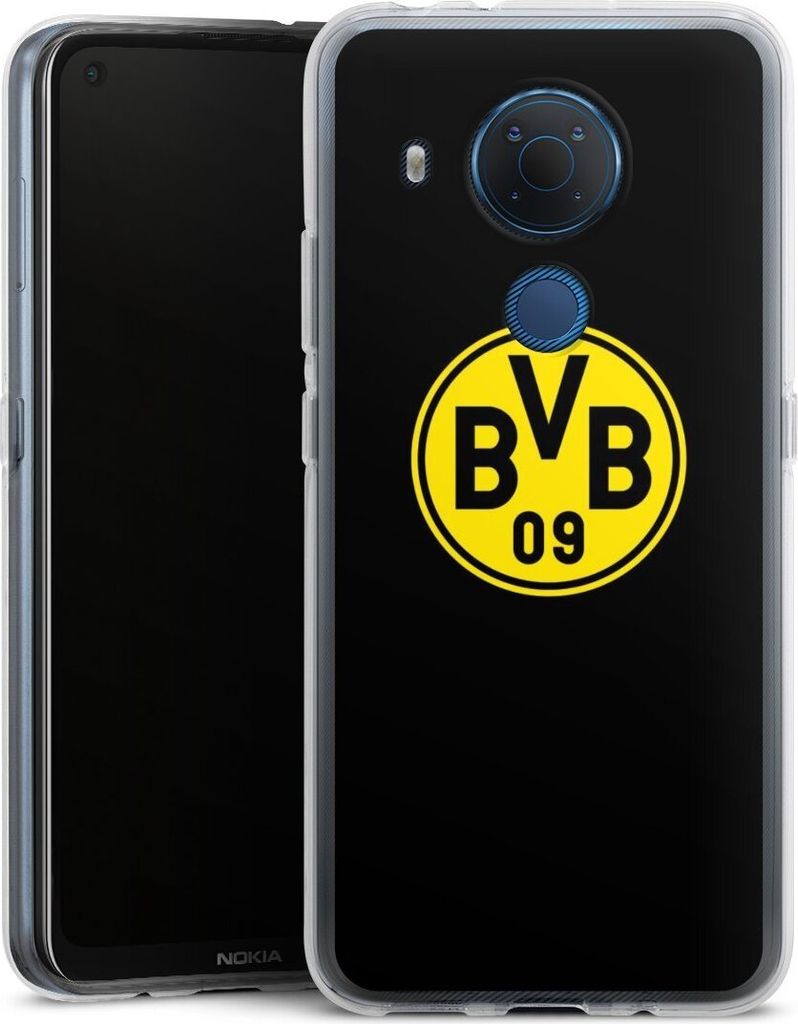 DeinDesign Handyhülle für Nokia 3.4 Silikon Hülle Case Smartphone Schutzhülle BVB Borussia Dortmund Logo