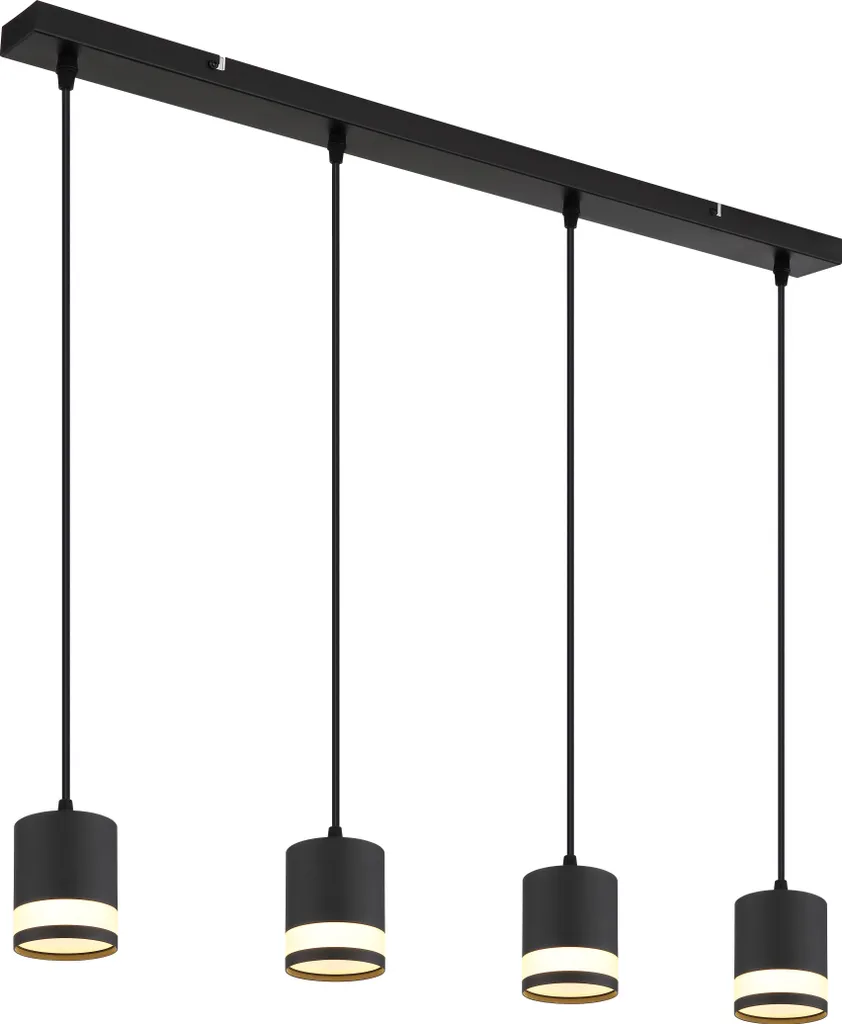 Suspension LED Noir Réglable H 120 cm - Luminaire Design Moderne SL-204
