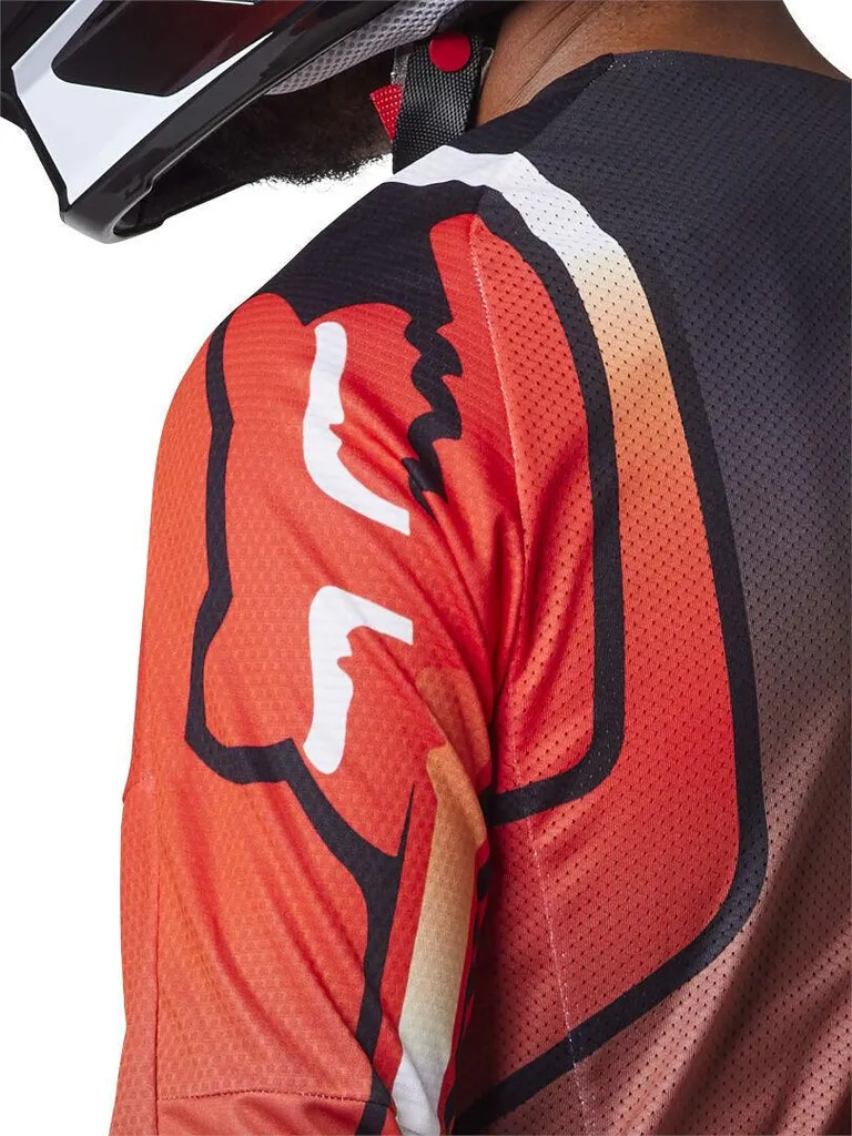 Maillot FOX 360 Vizen Respirant Rouge Noir S avec Ventilation Optimale