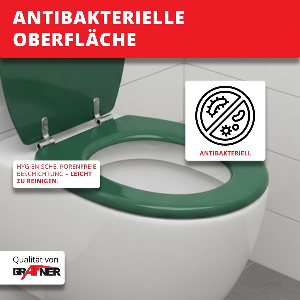 Grafner WC-Sitz mit Absenkautomatik in verschiedenen Produktbild 