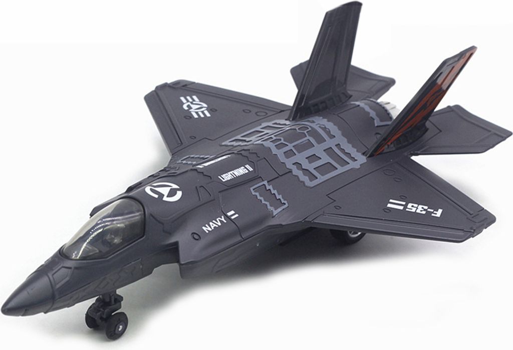 Große Legierung Zurückziehen F-35 Kampfflugzeug Modell Produktbild 