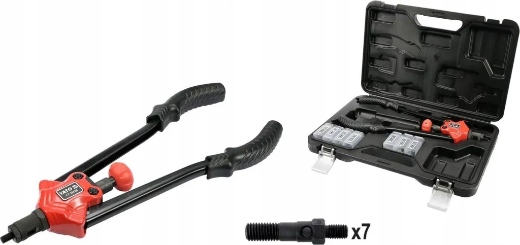 Fixez vos inserts sans effort avec la riveteuse Yato M3-12 robuste - 17