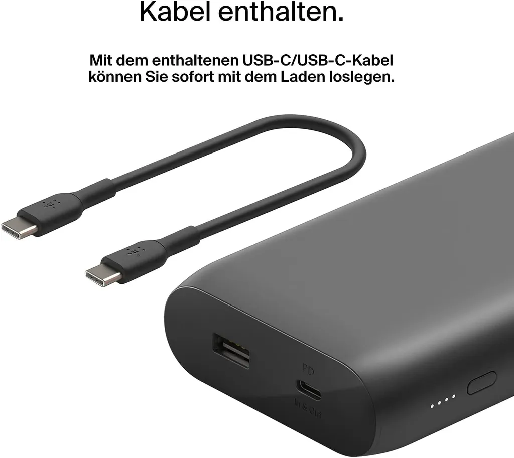 Batterie Externe 20000mAh Charge Rapide USB-C pour MacBook et iPhone - 22