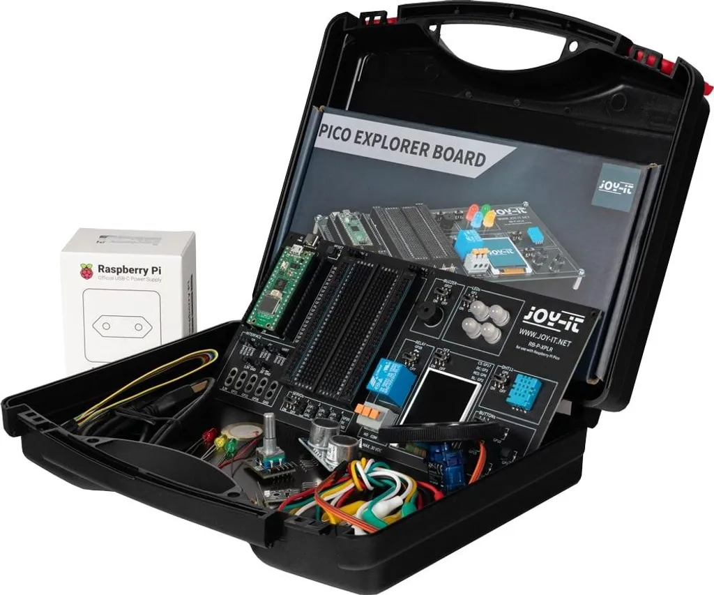Mallette anti-perte pour capteurs électroniques et kit alimentation