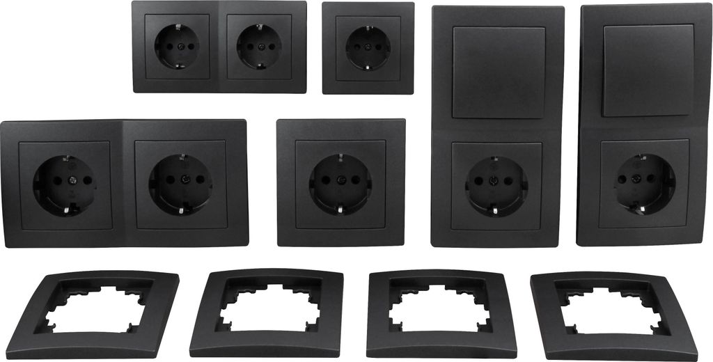 Schalter und Steckdosen Set McPower Flair ''Standard'' Produktbild 