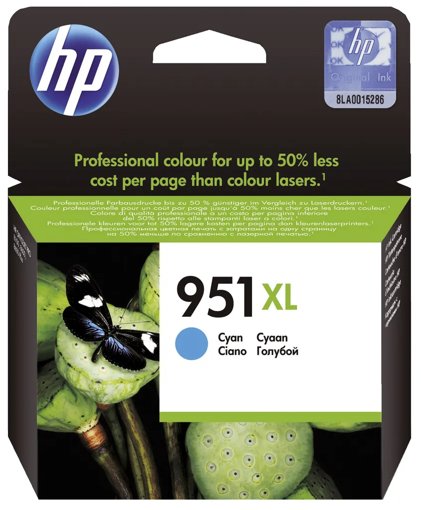 HP 951XL Cyan CN046AE Cartouche d'encre 24 ml haute performance XL