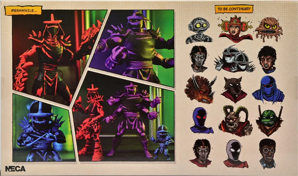 Pack de Figurines Articulées Shredder Clones TMNT 18 cm Mirage Comics - 3