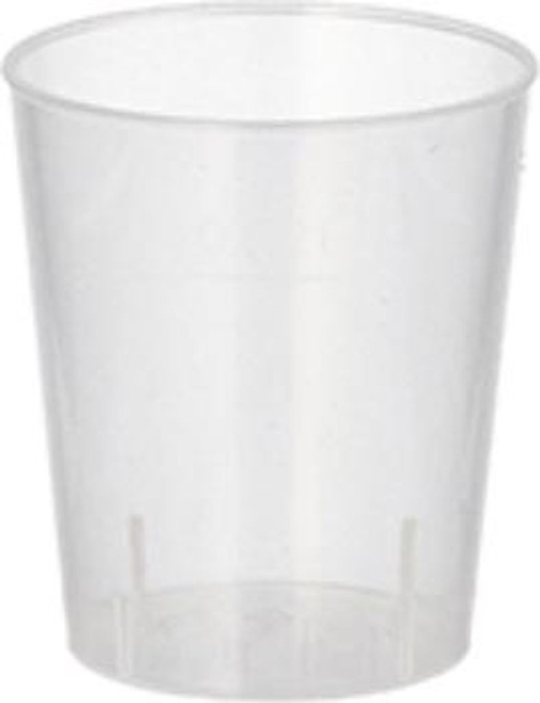 Starpak 20 Mehrweg-Gläser für Schnaps PP 2 cl Ø 3,7 cm · 4,2 cm unzerbrechlich | Folie (20 Stück)