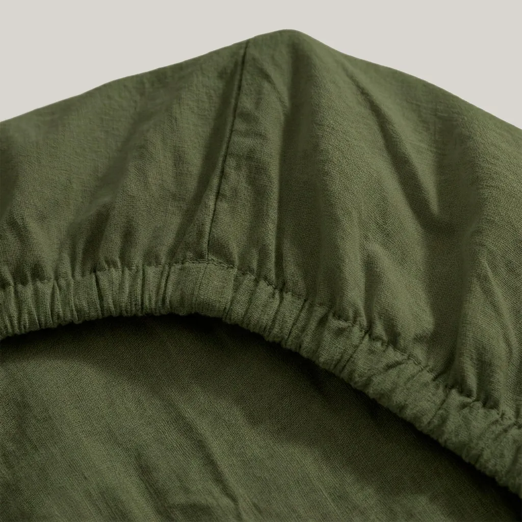 Drap-housse 200x200 cm en coton HappyFriday Basic avec bonnet de 32cm - 7